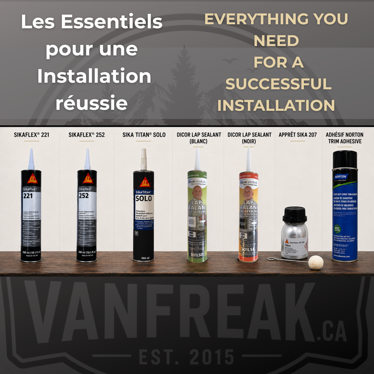 GUIDE sur les Différents Produits d'Installation