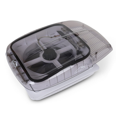 Air Fan Plus (14 x 14 ) -Smoke-Blanc ou Blanc opaque-Blanc