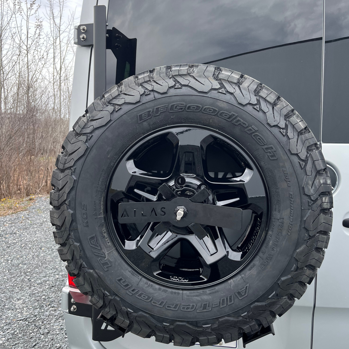 Tire Rack - Driver Side - Sprinter 2019+