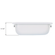Lavabo ABS Blanc ou Noir - 14 7/8" x 12 3/4