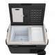 GLACIÈRE 40l - 1.4 pi cu - GRISE ET NOIRE - 12V - COMPRESSEUR LG