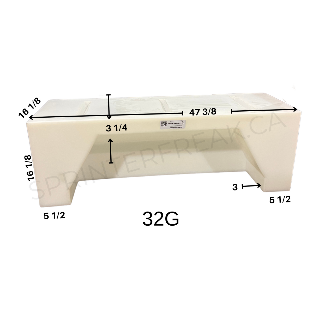 Réservoir d'eau fraiche  32 Gal / 120L