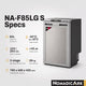 Réfrigérateur 83l - 2.9 pi cu - SILVER - 12V- LG