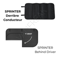 Window Cover - Insulation - Sprinter - Behind Driver 