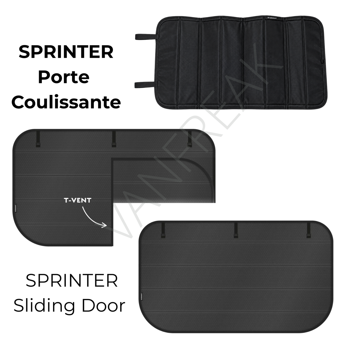 Window Cover - Insulation - Sprinter Sliding Door