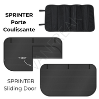 Window Cover - Insulation - Sprinter Sliding Door
