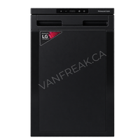 Réfrigérateur 83l - 2.9 pi cu - NOIR - 12V- COMPRESSEUR LG
