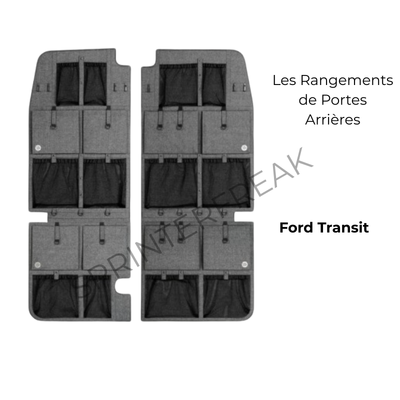 Rangements de Portes Arrières Transit - Toit Haut