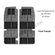 Rear Door Storage for FORD TRANSIT - HIGH RROF
