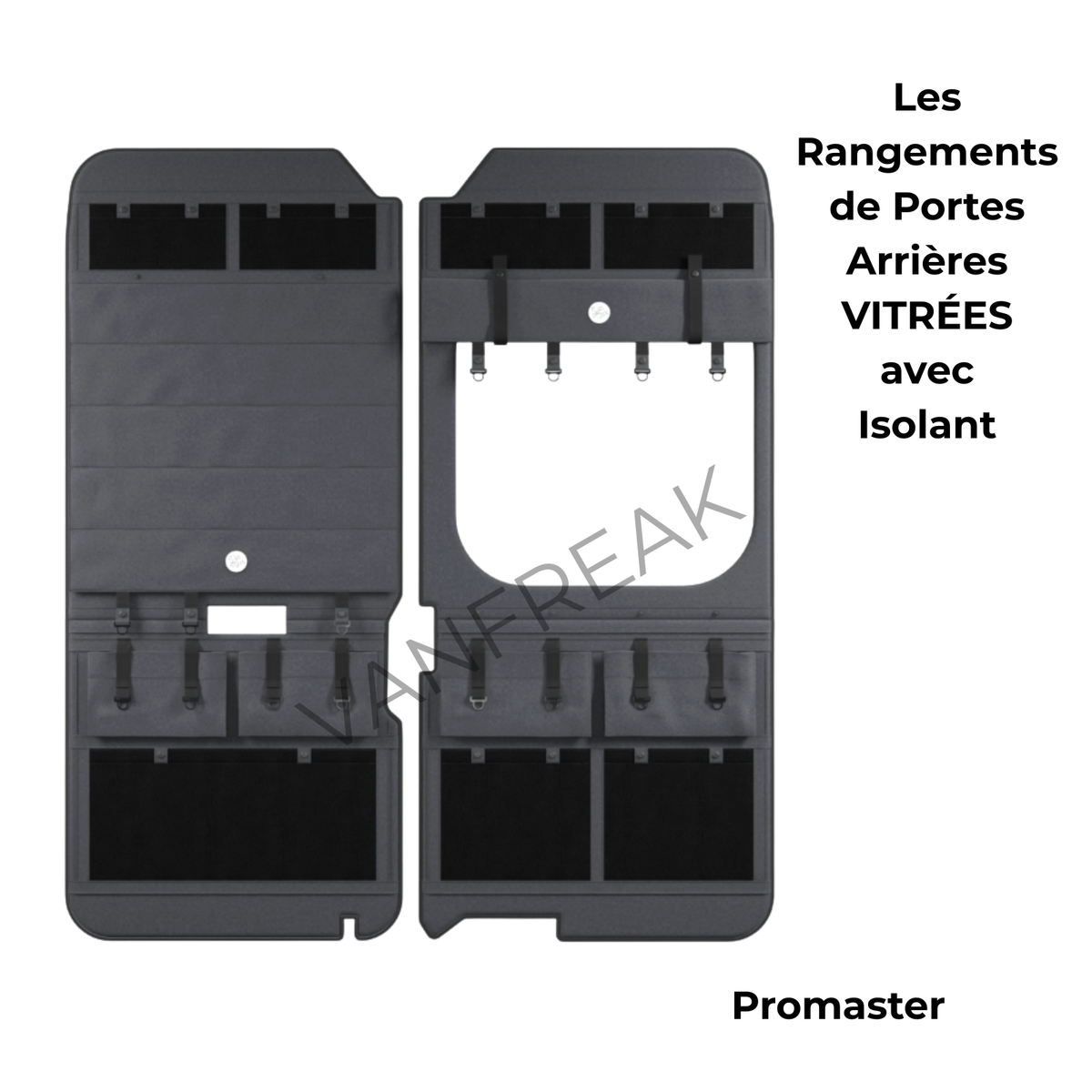 Rear Door Storage for Promaster