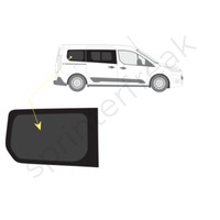 Vitre Fixe -  Coin Arrière Droit - TRANSIT CONNECT - 2014-2023